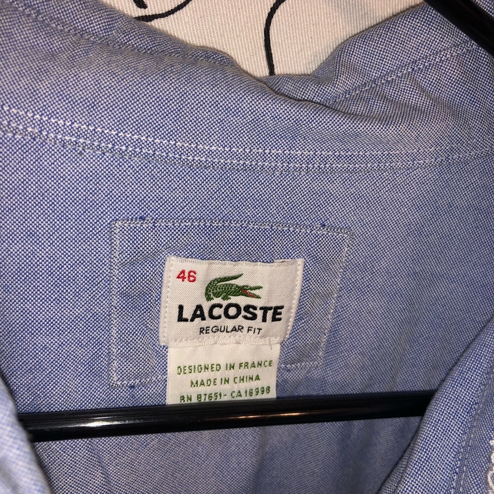 Lacoste button up - Picture 3 of 4